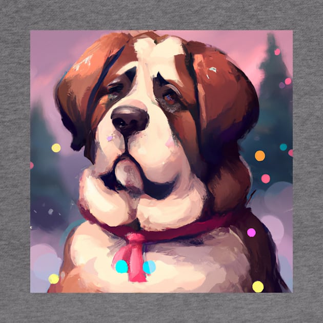 Cute St. Bernard Drawing by Play Zoo